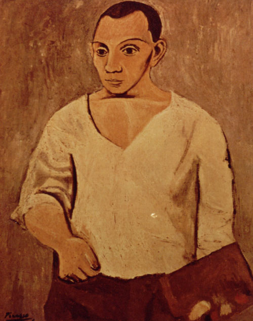 picasso self portrait 1907. Portrait by Pablo Picasso