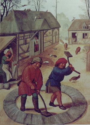 Picture Depicting Farming in the Middle Ages