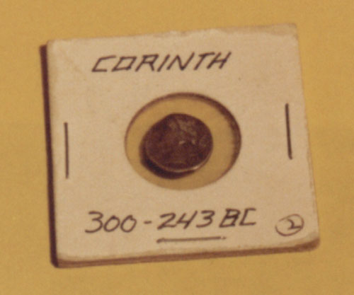 Picture of Corinthian Coin--Front