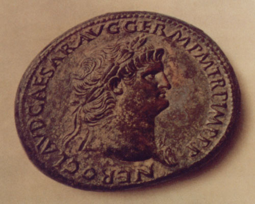Picture of Coin of Nero--From Book for Clarity