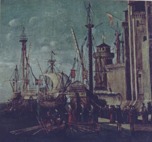 Picture of Ships in Renaissance Venice